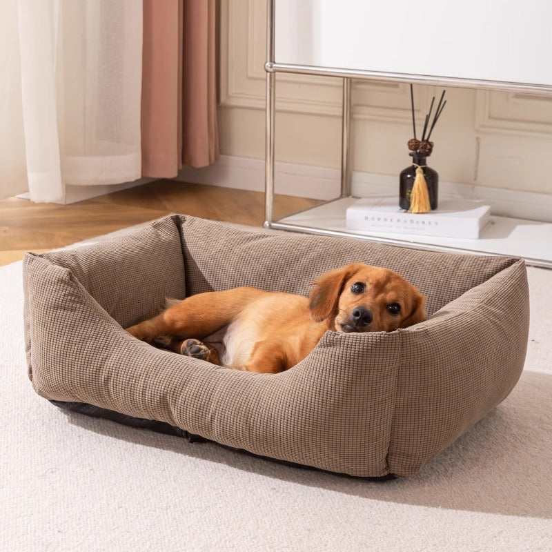 Scratch & Bite Resistant Pet Bed – Four Seasons, Washable & Cozy
