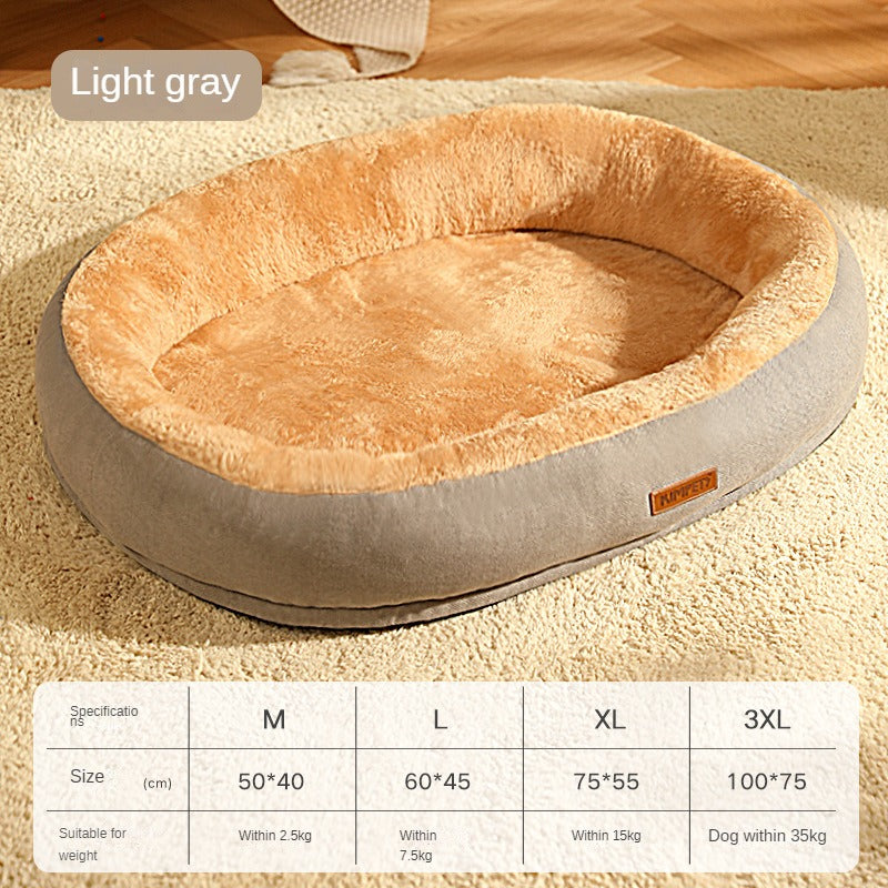 Warm Pet Bed with Removable, Washable Cover