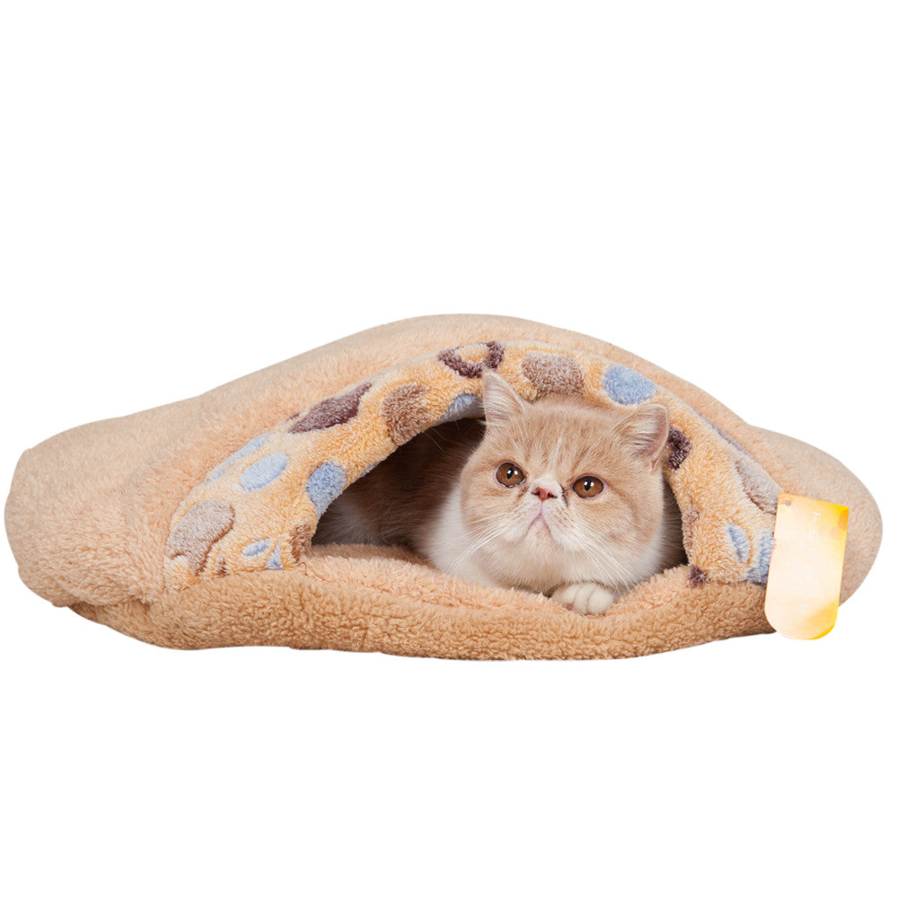Cozy Winter Plush Pet Nest – Soft & Warm