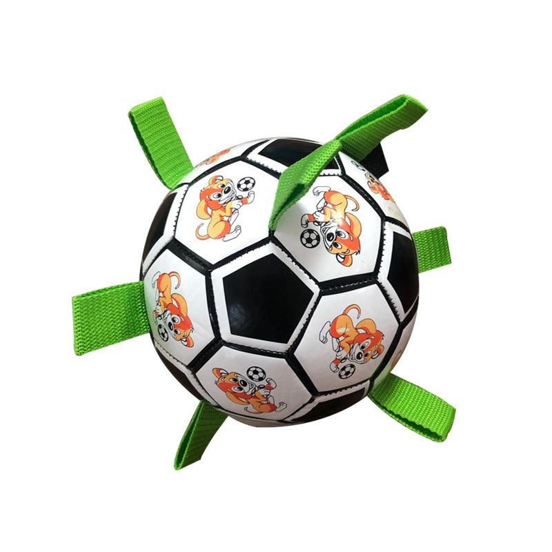 Small Dog Football Toy – Bite-Resistant Durable Molar Chew Toy for Training & Play