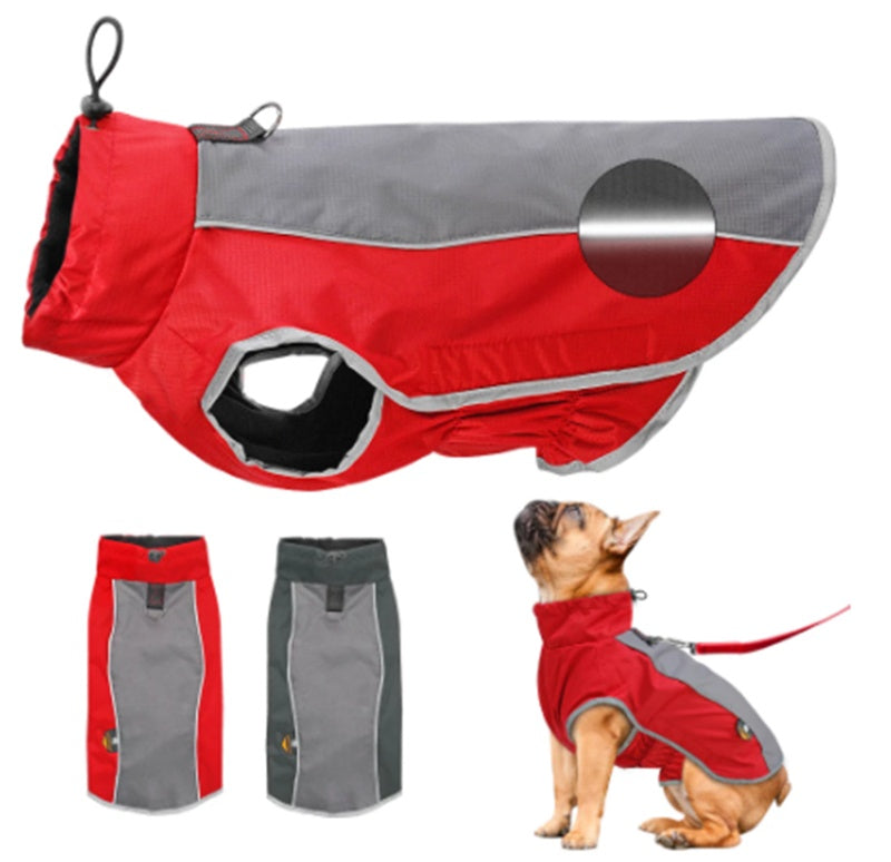 Waterproof & Cold-Proof Dog Sports Jacket – Outdoor Raincoat