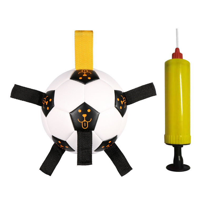 Outdoor Dog Ball Toy with Rope – Perfect for Training & Play