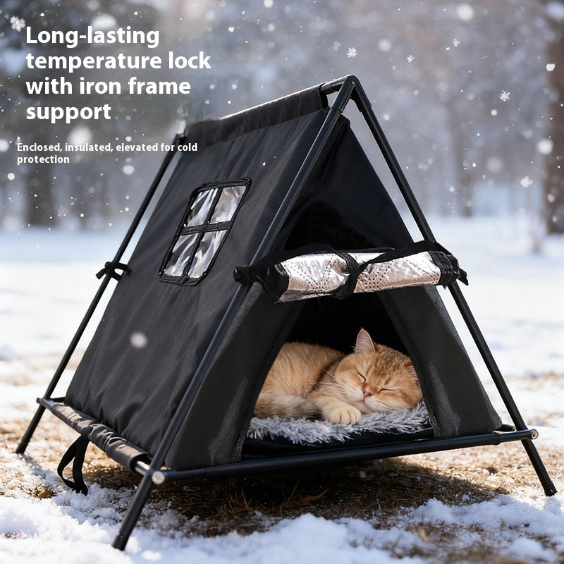 Four Seasons Universal Outdoor Cat Nest – Winter Warm, Long-Lasting Temperature Lock
