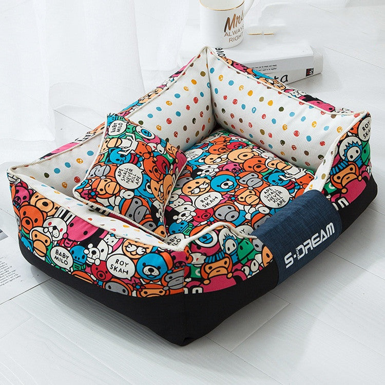 Modern Pet Bed Mat – Comfortable Dog & Cat Accessory