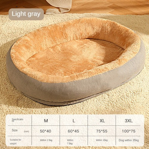 Warm Pet Bed with Removable, Washable Cover