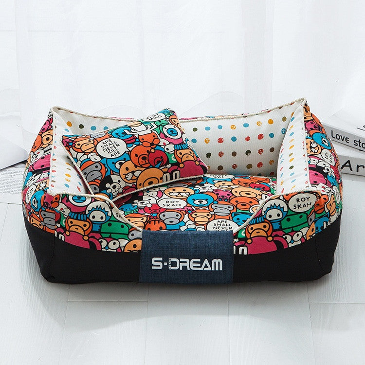 Modern Pet Bed Mat – Comfortable Dog & Cat Accessory