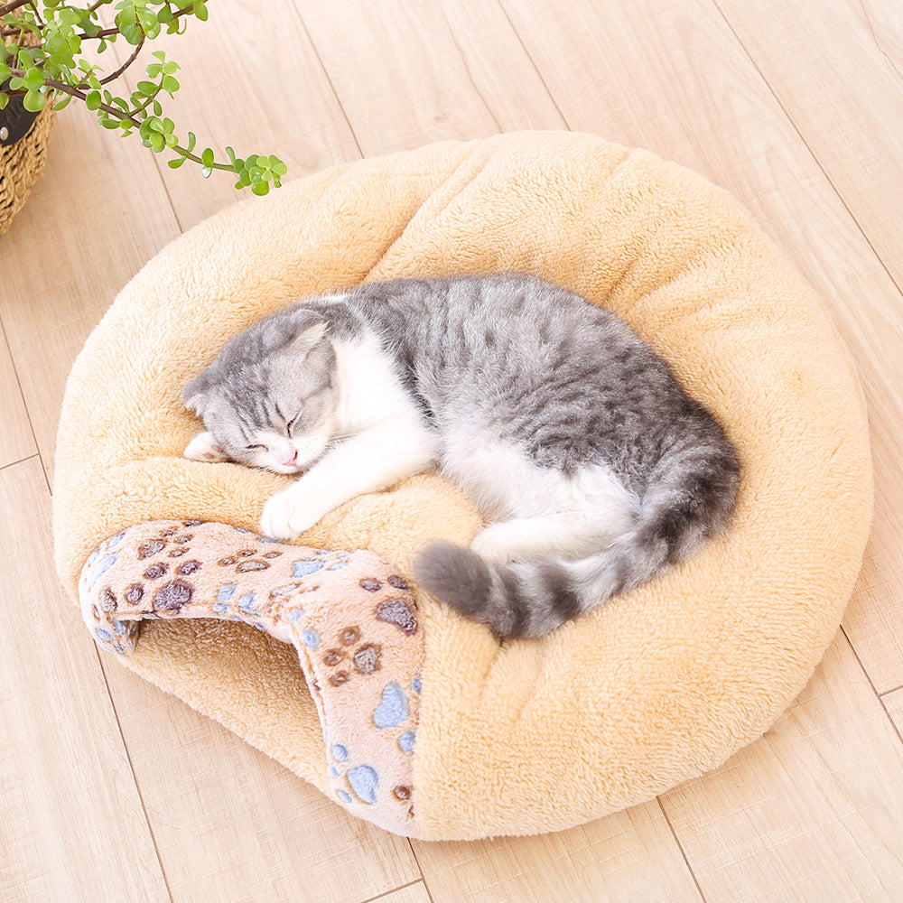 Cozy Winter Plush Pet Nest – Soft & Warm
