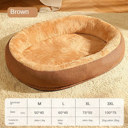 Warm Pet Bed with Removable, Washable Cover