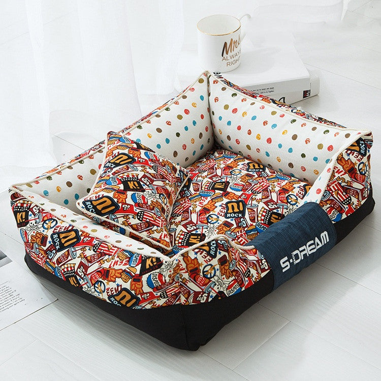 Modern Pet Bed Mat – Comfortable Dog & Cat Accessory