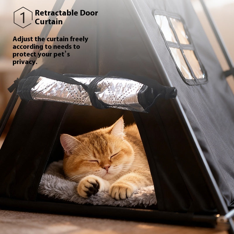 Four Seasons Universal Outdoor Cat Nest – Winter Warm, Long-Lasting Temperature Lock