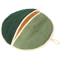 Round Cotton & Linen Semi-Enclosed Pet Nest – Warm & Cozy