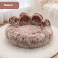 Thick Plush Two-Color Pet Bed
