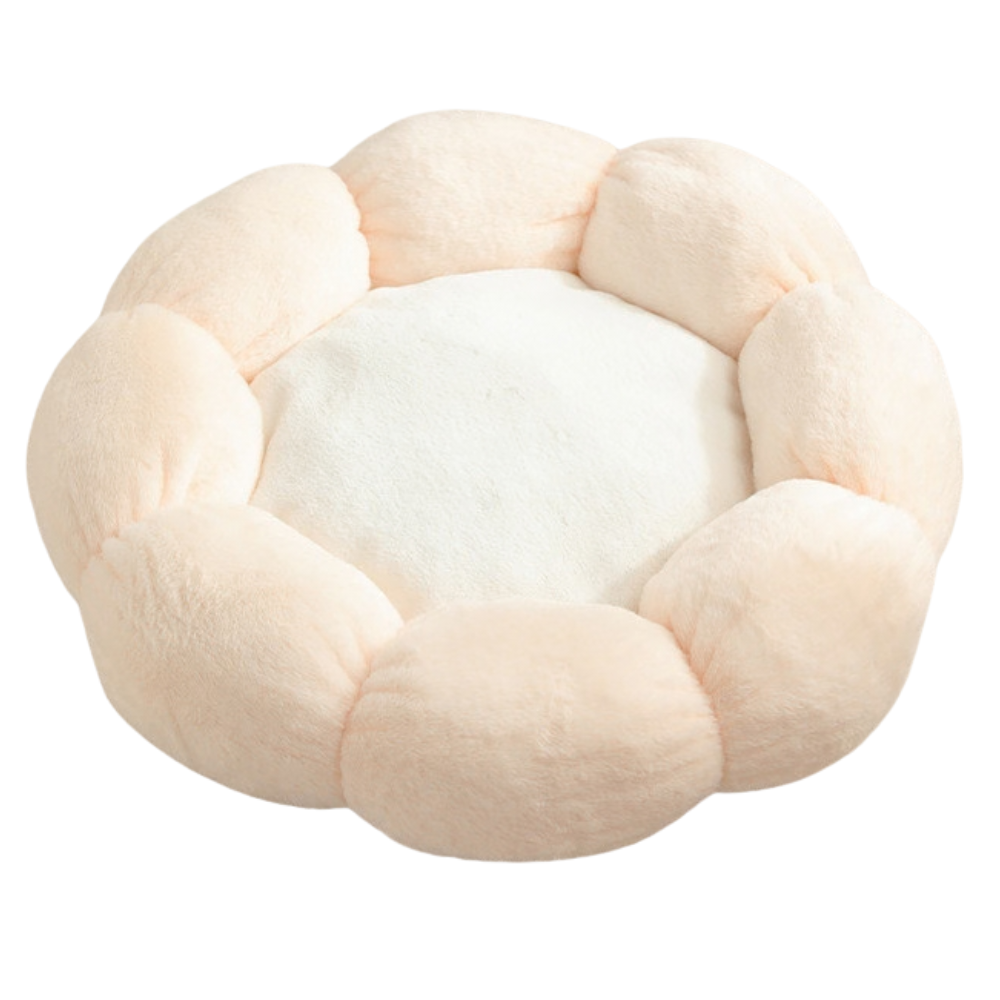 Flower-Shaped Soft Pet Bed Mat – Cozy Dog & Cat Blanket