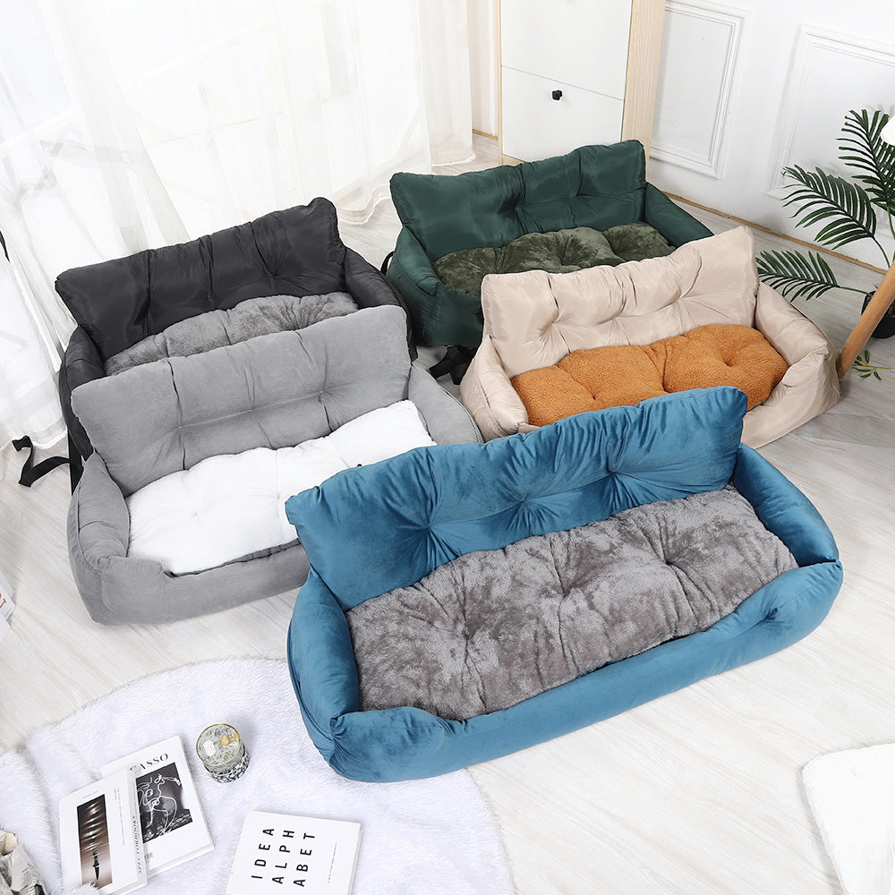 Pet Nest Cushion for Dog Car Seat – Travel Kennel for Dogs