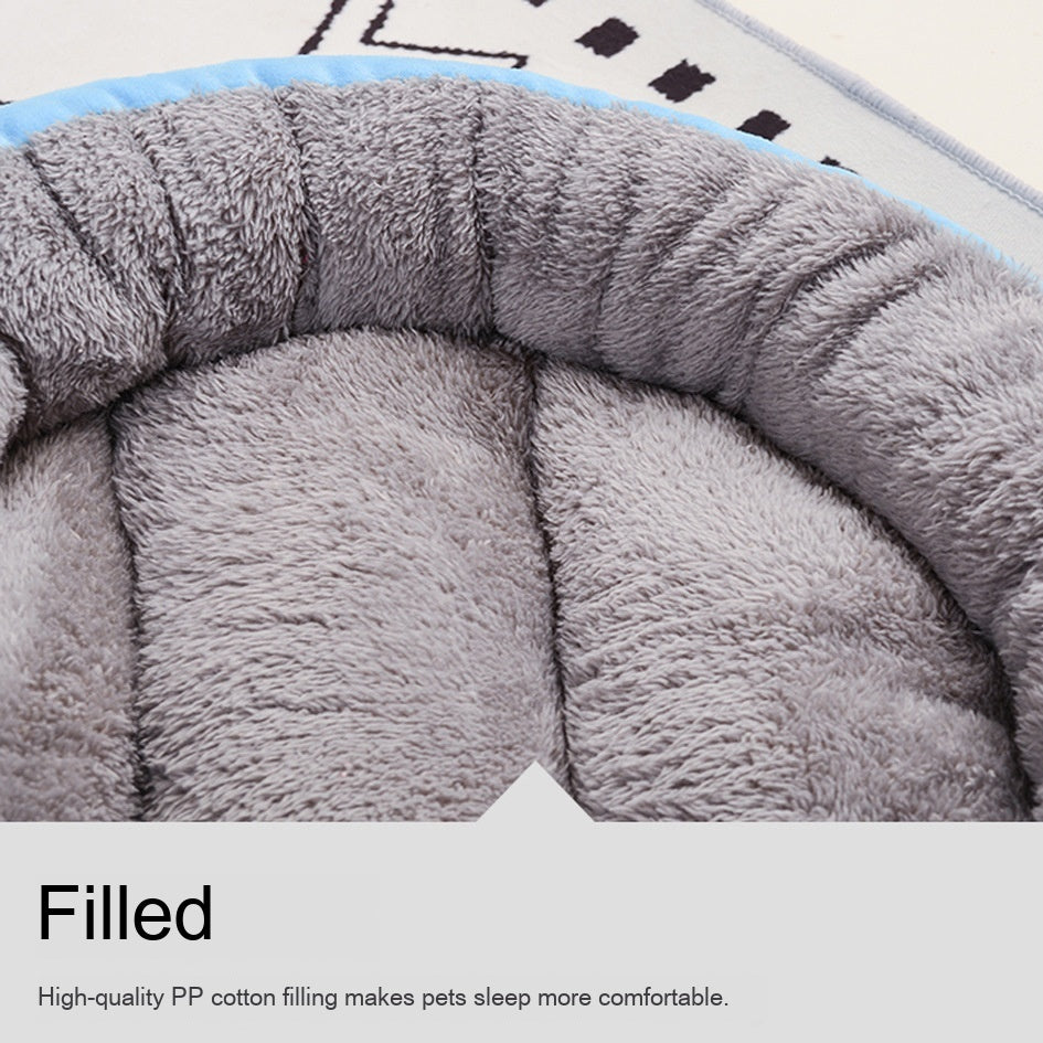 Soft Round Pet Cushion – Four Seasons Warm Cat & Dog Nest