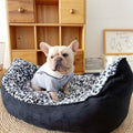 Thickened Plush Dog Bed Mat – Small Boat Style Pet Sofa