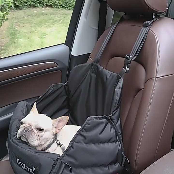 Dog Car Bag with Front & Rear Seat Pads – Anti-Splash & Warm